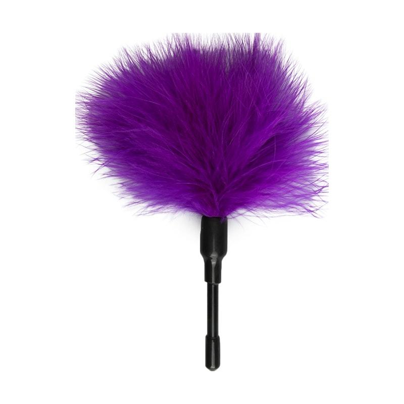 Fetish Collection Purple Feather Tickler – Soft Foreplay Teaser Toy - Adult Toys