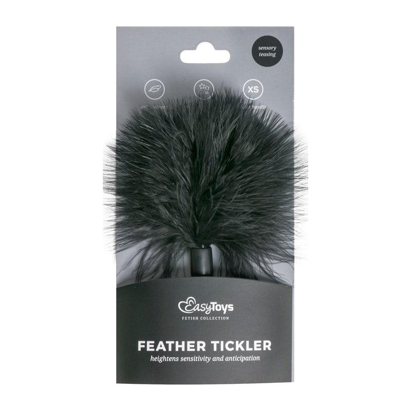 Fetish Collection Tickler - Small Black Feather Teaser for Foreplay - Adult Toys
