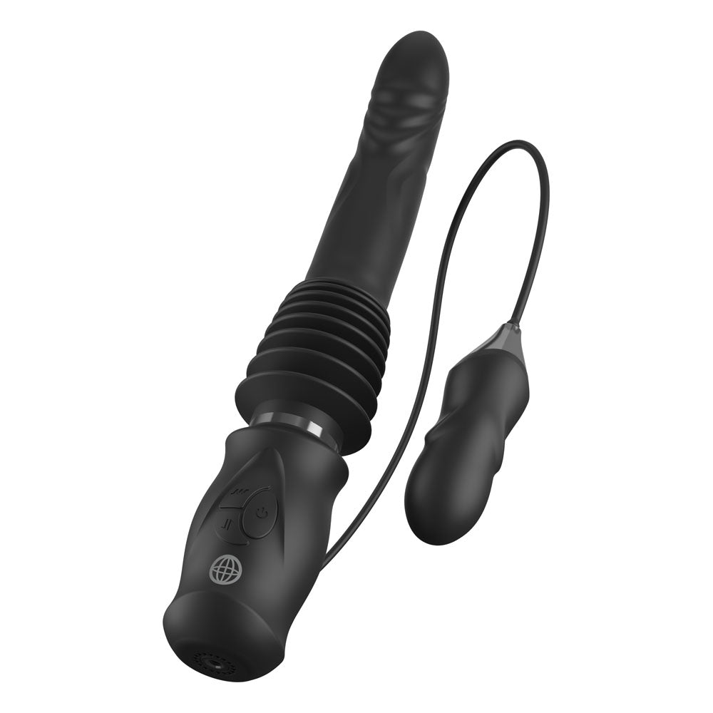 FFS Ultimate Silicone Thruster - Black - USB Rechargeable Vibrator - VIBRATORS