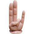 Finger Fest Dildo The Shocker Flesh - Adult Toys