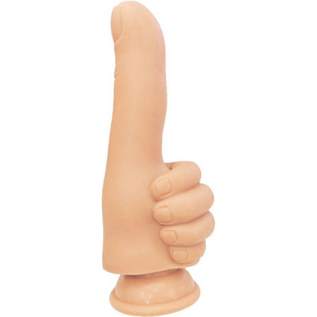Finger Fest Dildo Thumbs Up Flesh - Adult Toys