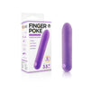 Finger Poke - Purple - Purple 8.9 cm USB Rechargeable Bullet - BULLETS & EGGS