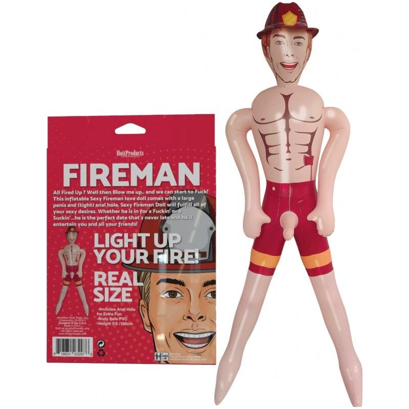 Fireman Inflatable Doll - Adult Toys