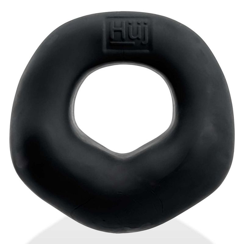 Fit Bulge Hung Style Cockring Black - Adult Toys