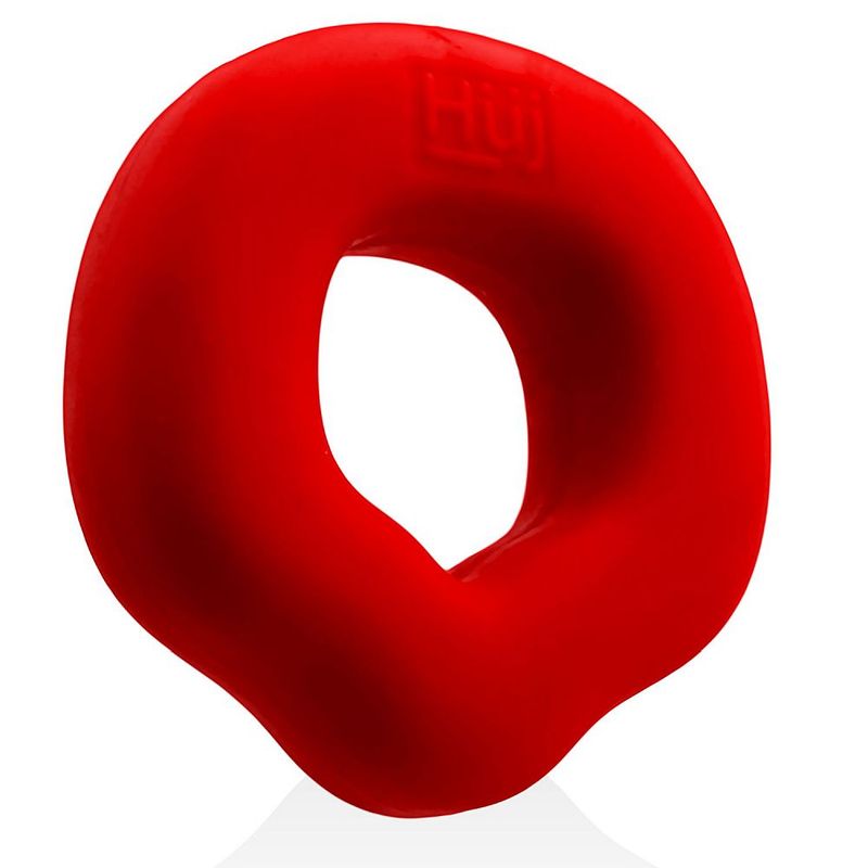 Fit Grips 2 Pc Ergo Cockring Black Red - Adult Toys