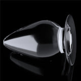 Flawless Clear Anal Plug 4.5'' - Clear - ANAL TOYS