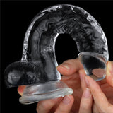 Flawless Clear Dildo 7.5'' - Clear 19 cm - DONGS