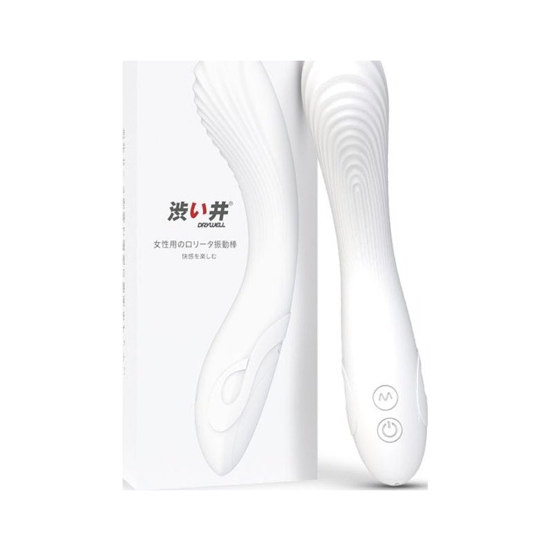 Flexible Bending Silicone Vibrator White - Adult Toys