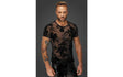 Flock Embroidery T-Shirt - Lingerie