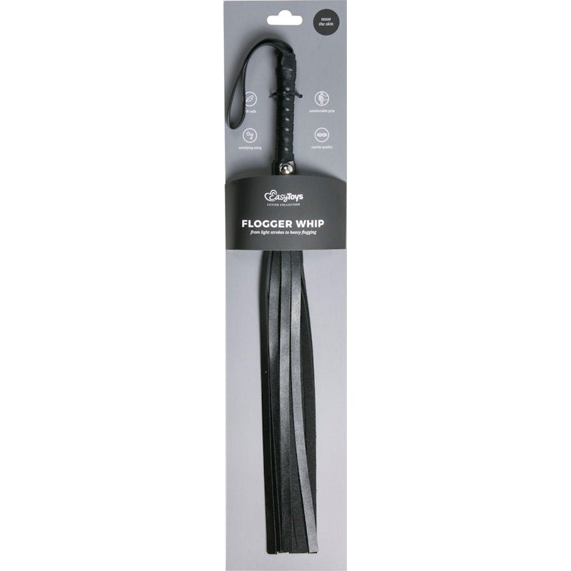 Flogger Whip Leather - Adult Toys