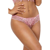 Floral Lace Brazilian G - String Pink - Lingerie