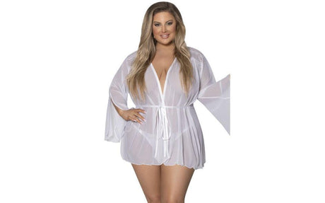 Flowing Short Robe - Lingerie