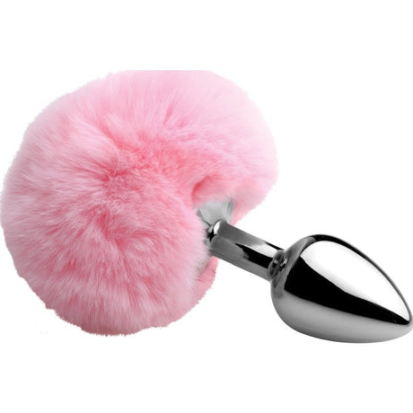 Fluffy Bunny Tail Anal Plug - Adult Toys