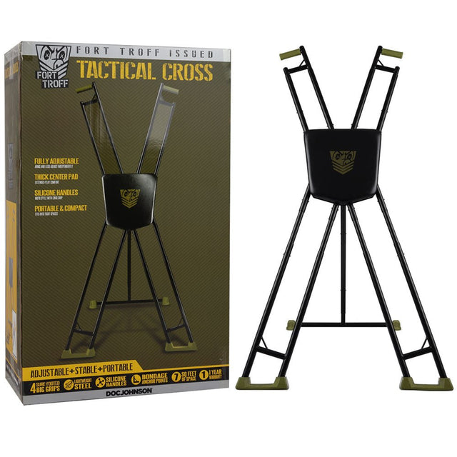 Fort Troff - Tactical Cross - Adjustable Cross Restraint - BONDAGE - TOYS