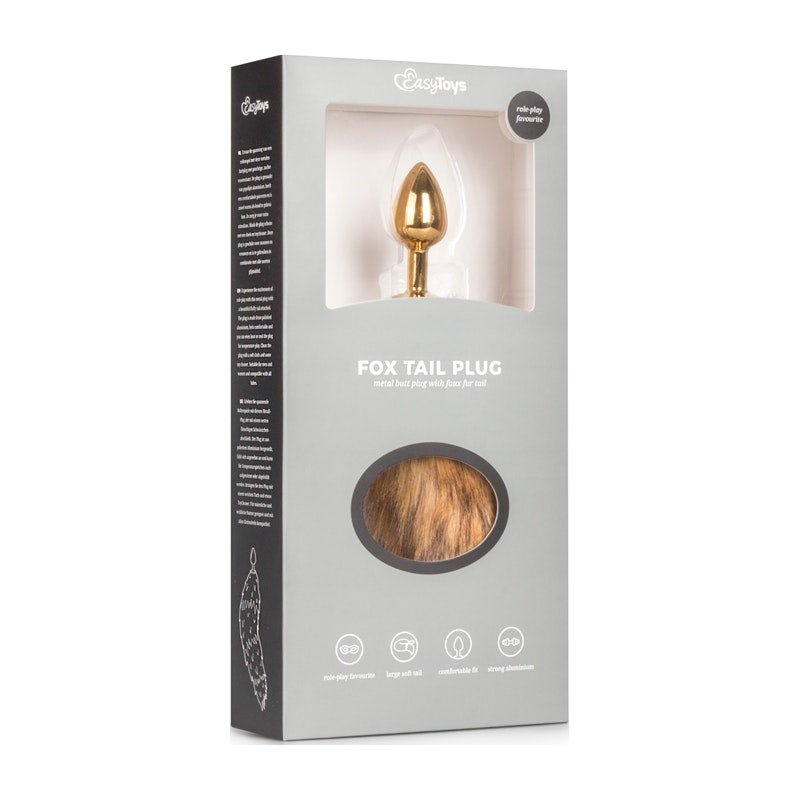 Fox Tail No. 1 - Gold Plug - Adult Toys