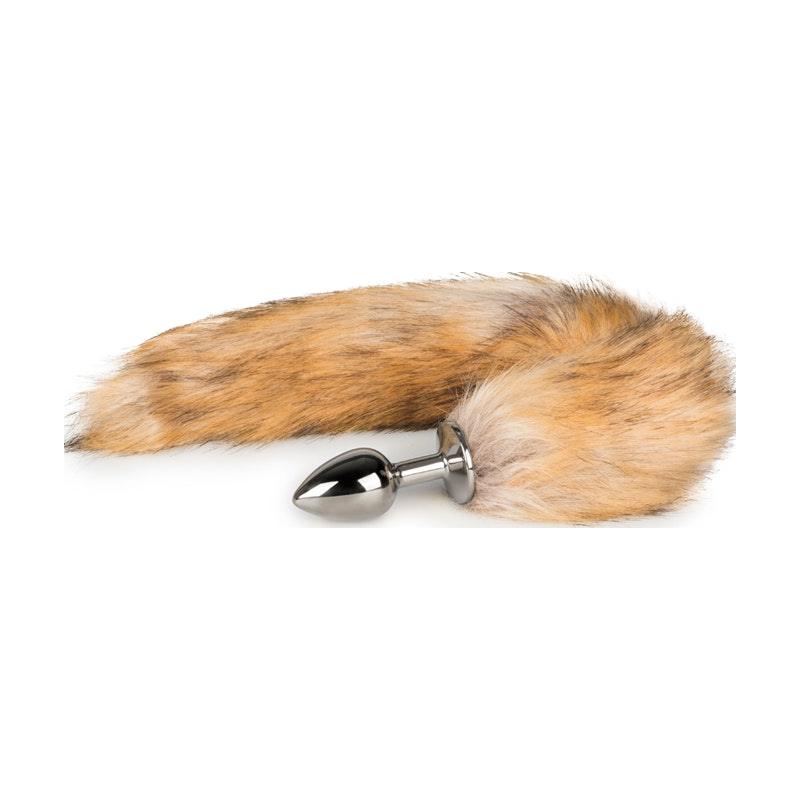 Fox Tail No. 1 Silver Plug - Naughty by Nature Adult Store