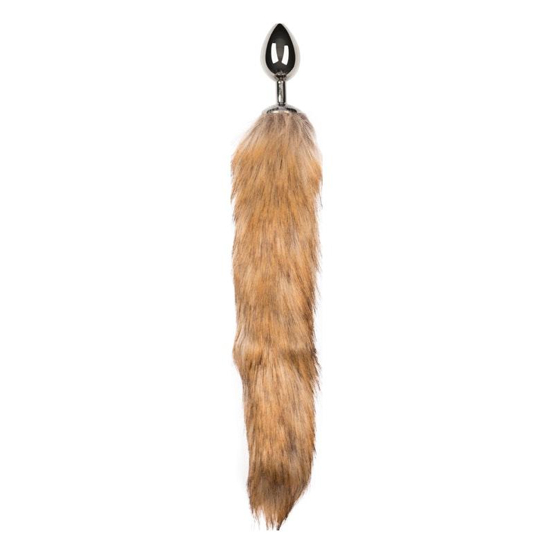 Fox Tail No. 2 Silver Plug - Naughty by Nature Adult Store