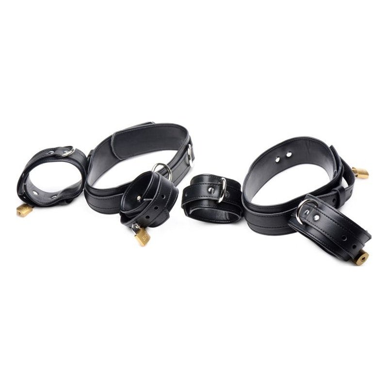 Frog Tie Restraint Set Black - Adult Toys