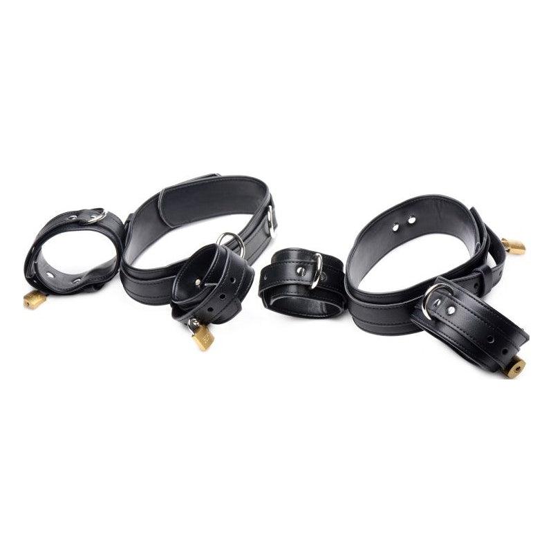 Frog Tie Restraint Set Black - Adult Toys