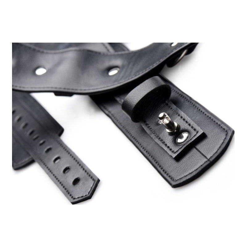 Frog Tie Restraint Set Black - Adult Toys