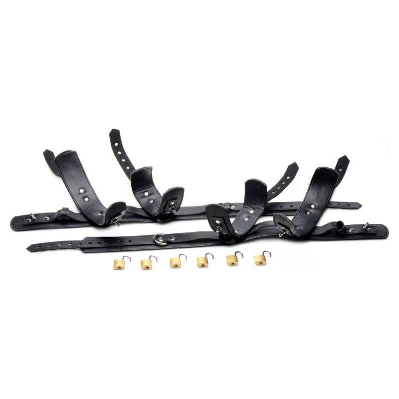Frog Tie Restraint Set Black - Adult Toys