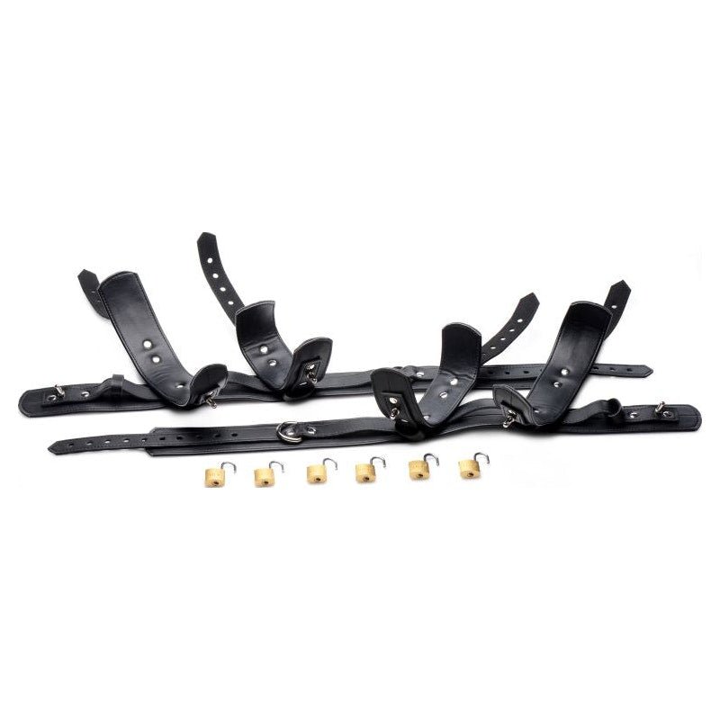 Frog Tie Restraint Set Black - Adult Toys