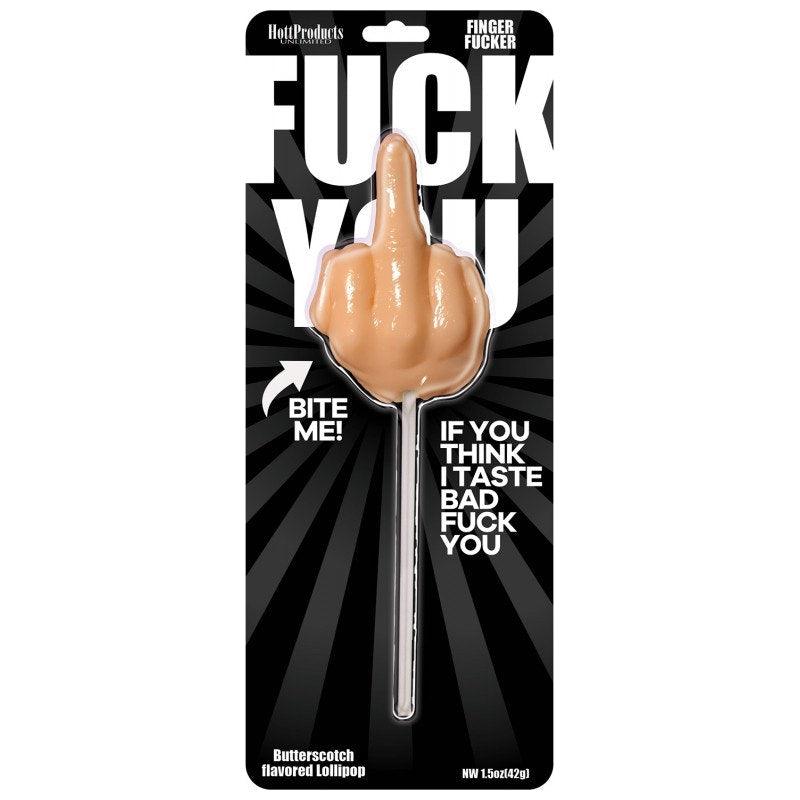 Fuck You Finger Fucker Lollipop - Naughty by Nature Adult Store