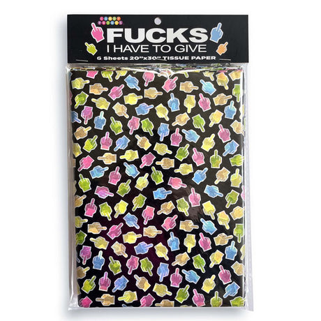 Fucks I Have To Give Tissue Paper Sheets - 6 Pack - NOVELTIES