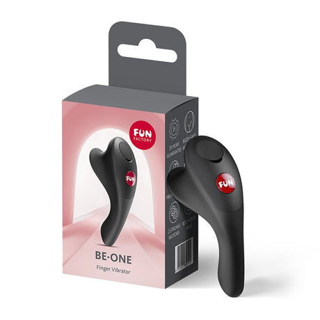 Fun Factory BE One Finger Vibrator – Dual Motor Rechargeable Black - STIMULATORS - PREMIUM