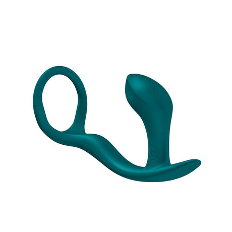 Fun Factory Bootie Ring Bottle Green Anal Plug With Cock Ring 14.7 cm - ANAL TOYS - PREMIUM