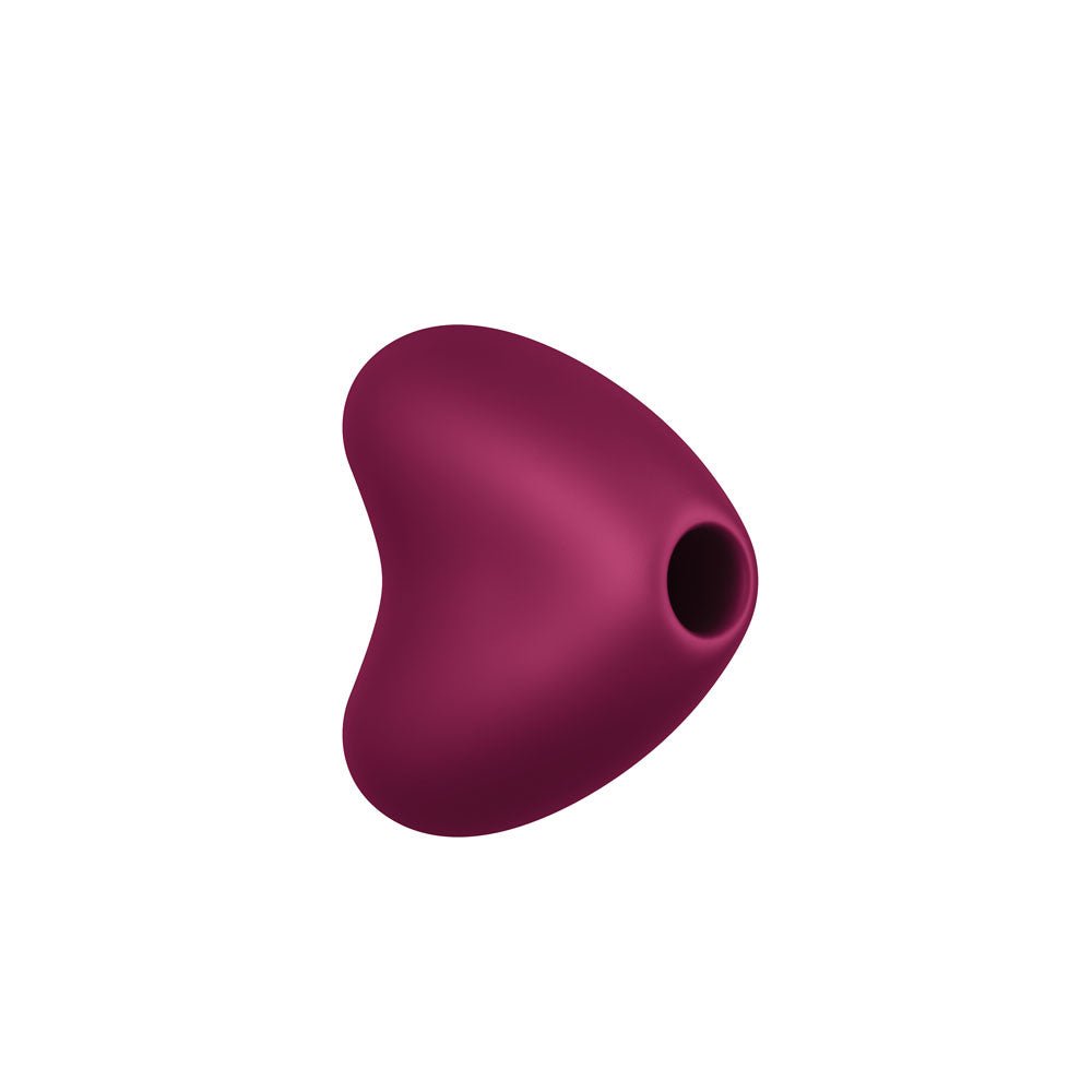 Fun Factory Libera Wine Red USB Rechargeable Air Pulse Stimulator - AIR PULSATION - PREMIUM