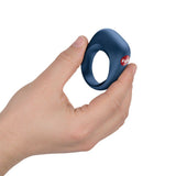 Fun Factory Speed Date Vibrating Cock Ring With Flexible Band - VIBRATORS-PREMIUM