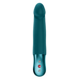Fun Factory Stronic Real Thrusting Vibrator - Bottle Green Silicone - VIBRATORS - PREMIUM
