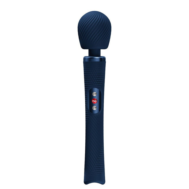 Fun Factory VIM Rumbling Massage Wand – Nightblue Rechargeable Silicone - VIBRATORS - PREMIUM