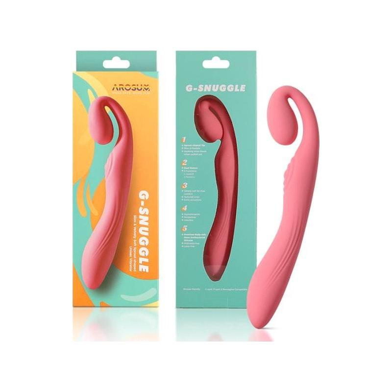 G-Snuggle Ultrasoft Sprout-shaped Unisex Vibrator - Naughty by Nature Adult Store