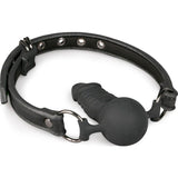 Gag With Silicone Dong - Adult Toys