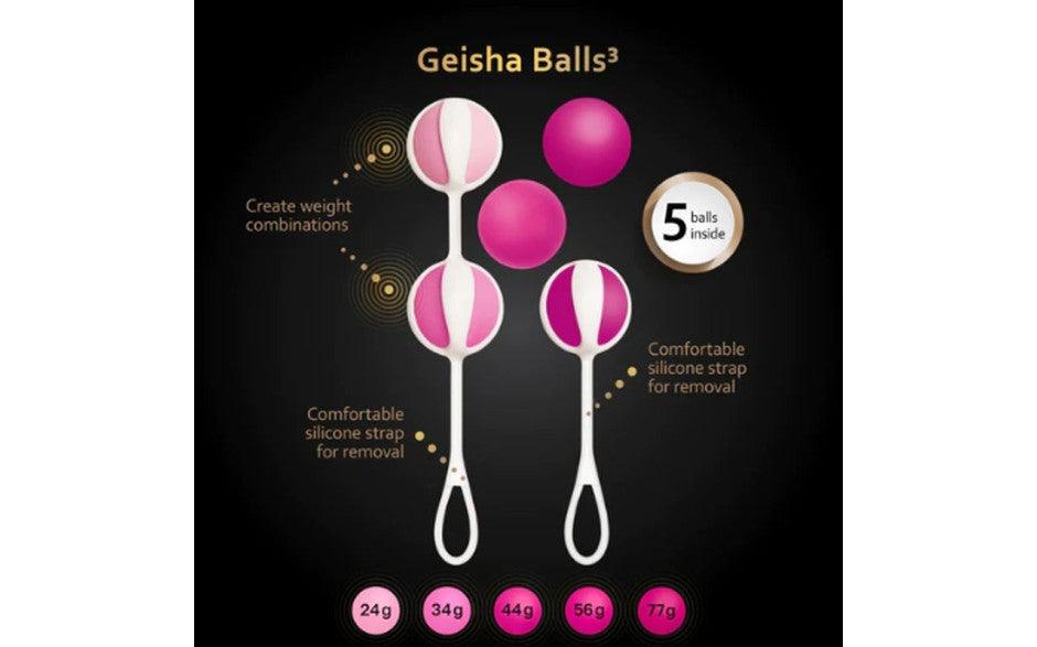 Geisha Balls 3 Sugar Pink - Naughty by Nature Adult Store