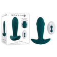 Gender X TUNNEL TAPPER - Grey 12.1 cm USB Rechargeable Tapping Anal Plug with Wireless Remote - Anal Toys