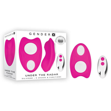 Gender X UNDER THE RADAR - Pink USB Rechargeable Panty Vibe - STIMULATORS