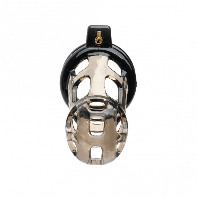 Gladiator Size 1 Soft Cock Cage with Pussification Plug - Adult Toys