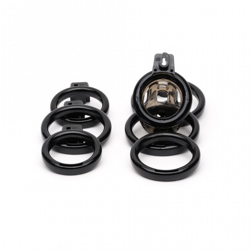 Gladiator Size 1 Soft Cock Cage with Pussification Plug - Adult Toys