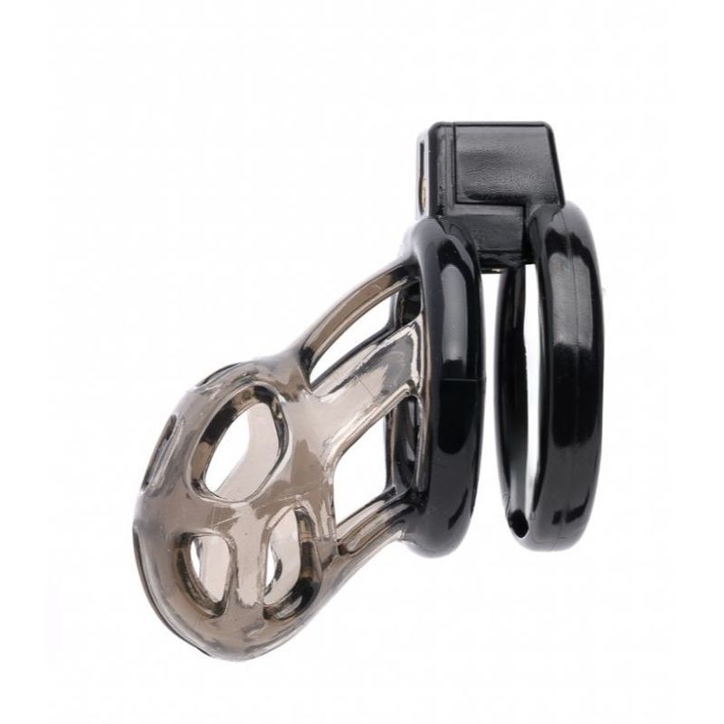 Gladiator Size 1 Soft Cock Cage with Pussification Plug - Adult Toys