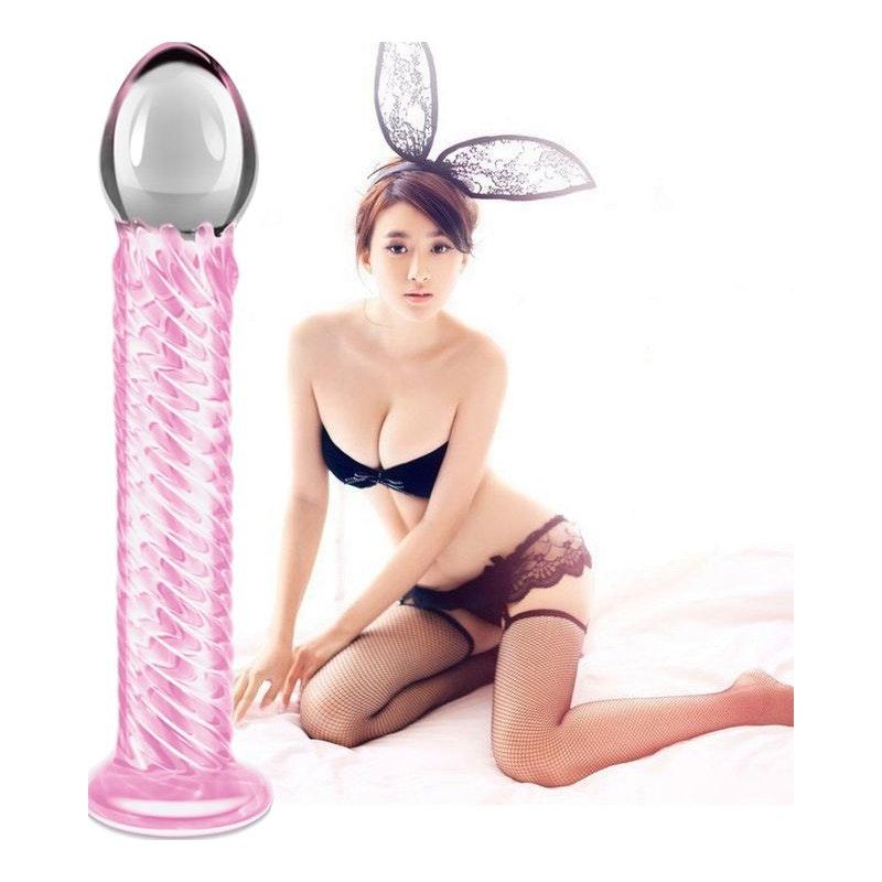 Glass Romance 7 Pink 7.5in - Adult Toys