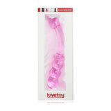 Glass Romance Pink Glass Dildo – 7 Inch Temperature Play Sex Toy - Adult Toys