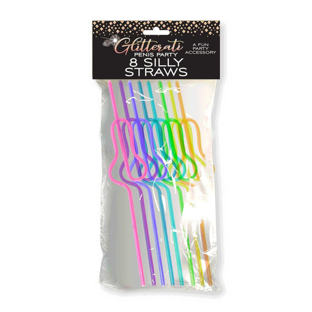 Glitterati Penis Silly Straws - Naughty by Nature Adult Store