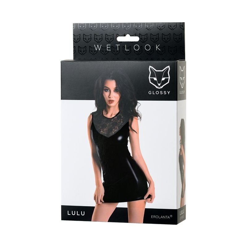 Glossy Wetlook Dress Lulu - Lingerie