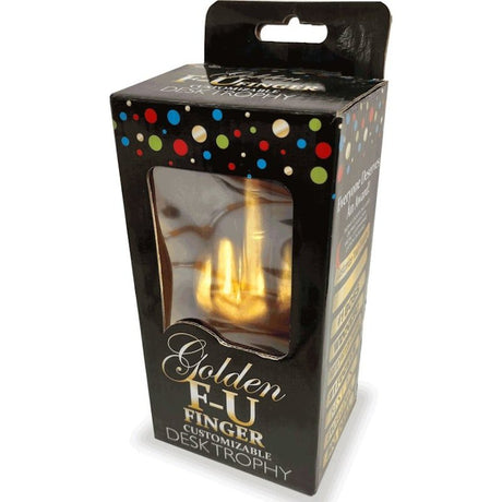 Golden FU Finger Trophy - Adult Toys