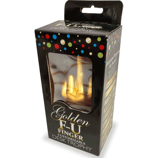 Golden FU Finger Trophy - Adult Toys