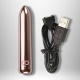 Golden Rose Rechargeable Bullet - bullet vibrator