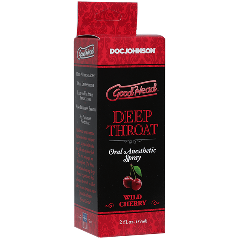 GoodHead Deep Throat Spray Cherry 59ml - Lotions & Potions